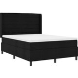 Box Spring postelja z blazino, črna, 140x200 cm, tkanina, (22050815) | Shoptok.si