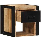 Maison Chic Nočna omarica - Nočna miza 40x35x40 cm Masivni neobdelan les Mango, (21688249) Cene