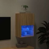 TV ormarić s LED svjetlima boja hrasta sonome 40 5x30x60 cm | shoptok.hr
