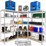 Medacom KD Komplet ugaona polica 180x90x90x45cm, 5x250kg + dve police 180x90x45cm, 5x200kg | ePonuda.com