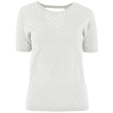 Vila Topi & Bluze Kastana Top - White Alyssum Bela Cene
