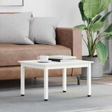  Klubska miza Bela 60 x 50 x 36 cm Masivno borovo les, (5000107312) | Shoptok.si