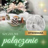  Akrilna božićna kuglica 11 cm | shoptok.hr