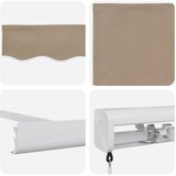 Skrovita tenda Bež 300 x 250 cm Tkanina i Metal | shoptok.hr