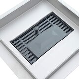  2 u 1 odvod za tuš Srebrno 20 x 20 cm Nehrđajući čelik 304 | shoptok.hr