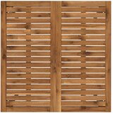  Stol za večeru u vrtu Prirodna i bijela 80 x 80,5 x 75 cm | shoptok.hr