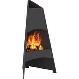  Kamin Crna 50 x 50 x 95 cm Čelik | shoptok.hr