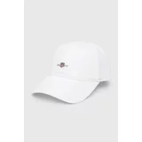 Gant Bombažna bejzbolska kapa bela barva