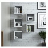 Hanah home zidna polica box white