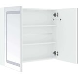 vidaXL LED kopalniška omarica z ogledalom 80x12,2x68 cm | Shoptok.si