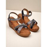 Resti Women's wedge sandals with rhinestones and glitter Glittera | shoptok.hr