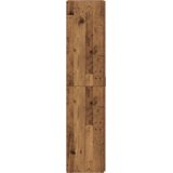 vidaXL Highboard Staro drvo 40x42.5x185 cm inženjersko drvo | shoptok.hr