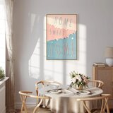  Slika - Inscriptions: Home Sweet Home (1 Part) Vertical 60x90 U prirodnom drvenom okviru | shoptok.hr