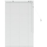 vidaXL Venecijanska žaluzija Bela 75 x 130 cm 35 mm, (5000297721) | Shoptok.si