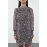 Trendyol Beige Abstract Woven Winter Dress | Eponuda.ba