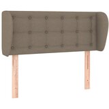 Maison Chic posteljno vzglavje - vzglavna omarica - nočna omarica z ušesi taupe 93x23x78/88 cm blago, (21708115) Cene