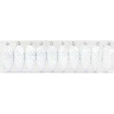  Božićna kuglica s četinicom 40 pcs Bijelo Plastika | shoptok.hr