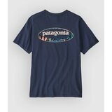 Patagonia 95 Oval Logo T-shirt new navy / kaleido | Shoptok.si