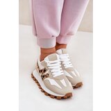 Boto Sneakers Sports Shoes Women's Leopard Beige Kalelia | Shoptok.si