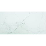 Stolna ploča bijela 100x50 cm 6 mm staklena s mramornim uzorkom | Eponuda.com