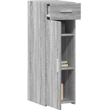  Komoda boja sivog hrasta sonome 30x42,5x93 cm konstruirano drvo | Eponuda.com