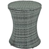 Garden Pleasure Okrogla vrtna barska miza iz umetnega ratana ø 45 cm Mumbai - | Shoptok.si