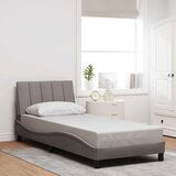  posteljni okvir brez vzmetnice Taupe 80x200cm Tkanina | Shoptok.si