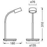 Osram LED prigušiva stona lampa OFFICE LINE LED/4,8W/230V bela | Eponuda.com