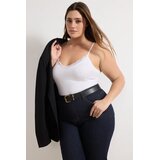 Trendyol Ženska majica Tbbaw26Cv00002, Bela Cene