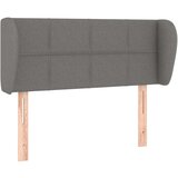  Uzglavlje s ušima tamnosivo 93x23x78/88 cm od tkanine | shoptok.hr