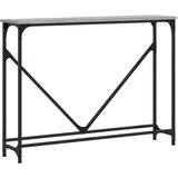 Konzolni stol siva boja hrasta 102x22,5x75 cm konstruirano drvo | shoptok.hr