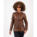 La Force Fashion Kožna jakna Gloria - Braon | Eponuda.com