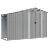  Vrtno spremište sivo 277 x 279 x 179 cm od pocinčanog čelika | shoptok.hr