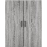  Visoka komoda siva sonome 69,5x34x180 cm od konstruiranog drva | shoptok.hr