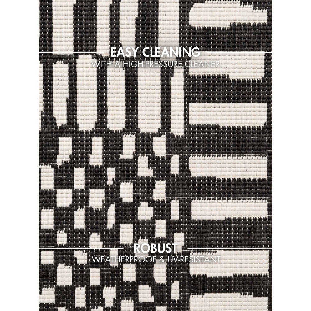 Ted Baker Crni/krem unutarnji i vanjski tepih 200x300 cm Haringey Barkham – | shoptok.hr
