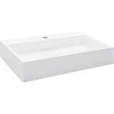  Umivaonik od lijevanih minerala/mramora 60 x 38 x 11 cm bijeli | shoptok.hr