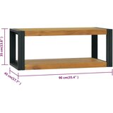  Zidni kupaonski ormarić 90x45x35 cm od masivne tikovine | shoptok.hr