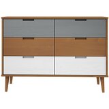  Ladičar MOLDE smeđi 113 x 40 x 80 cm od masivne borovine | Eponuda.ba