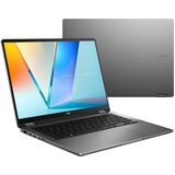 Asus Vivobook 14 Flip TP3407SA-SG146W Ultra 5 226V 14.0 WUXGA Touchscreen 60Hz 300 nits AG 16GB LPDDR5X 512GB SSD Intel Arc Graphics FHD Webcam 70Wh Windows 11 Matte Grey | shoptok.hr