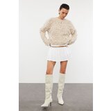 Trendyol Stone Tasseled Coat Knitwear Cardigan | shoptok.hr