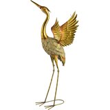 Mondex Figura metal Cedric Čaplja 45,5x38x95cm zlata 1pc, (5000329557) | Shoptok.si