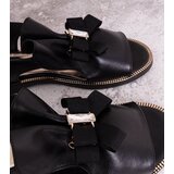 D/CEO Black sandals on a block heel Millo | Shoptok.si