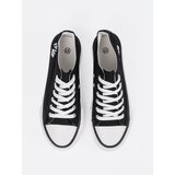 Shelvt Women's black sneakers with Love inscription | shoptok.hr
