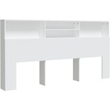 Maison Chic vzglavna omarica - nočna omarica - posteljna omarica bela 200x19x103,5 cm, (21704939) Cene
