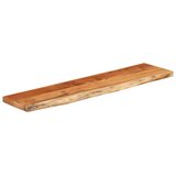 Zidna polica 120x30x3,8 cm pravokutna bagremovo drvo živi rub | shoptok.hr