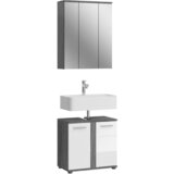 MID.YOU Kopalnica Blake, Bela, Srebrna, 2-Delna | Shoptok.si