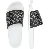 Ea7 Emporio Armani Čevelj za na plažo/kopanje 'SLIPPER' črna / bela | Shoptok.si