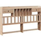  Knjižna postelja brez vzmetnice 180x200 cm trdna borovina | Shoptok.si