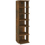 Furnova Regal za čevlje dimljeni hrast 27,5x27x102 cm konstruiran les, (21954513) | Shoptok.si