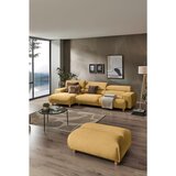 Lomoco KOTNA SEDEŽNA GARNITURA, velur barve karija | Shoptok.si